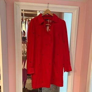 Vineyard Vines - NWT- red corduroy w/ navy bows